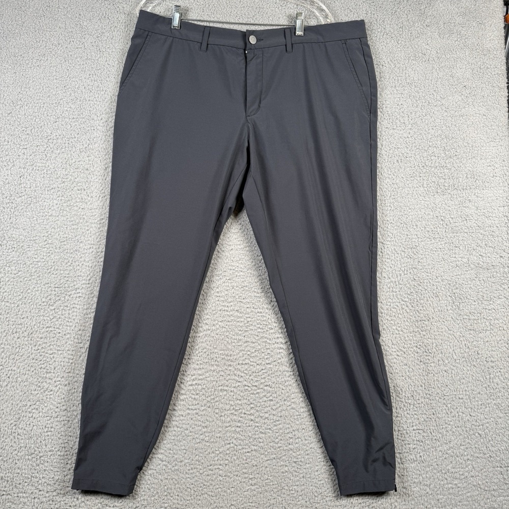 Primo Golf Joggers Mens 40 Reg (38x29.5) Gray Performance Stretch Modern Preppy